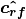 \bm{\hat{c_{rf}}}
